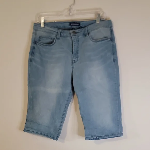 Bandolino Sky Blue Denim Shorts - Picture 1 of 7